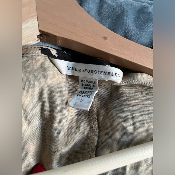 Diane Von Furstenberg DVF Wrap Dress Leopard Print - Picture 4 of 5